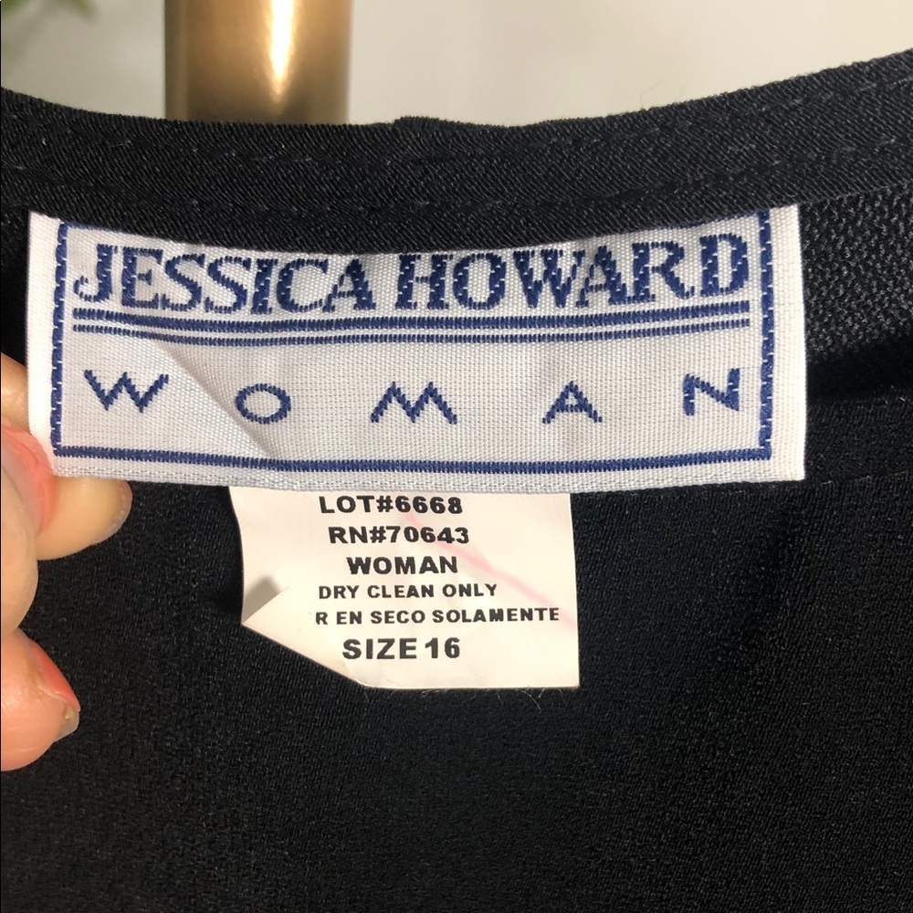Jessica Howard Classic Black Maxi Dress (DJ2) - Picture 3 of 6